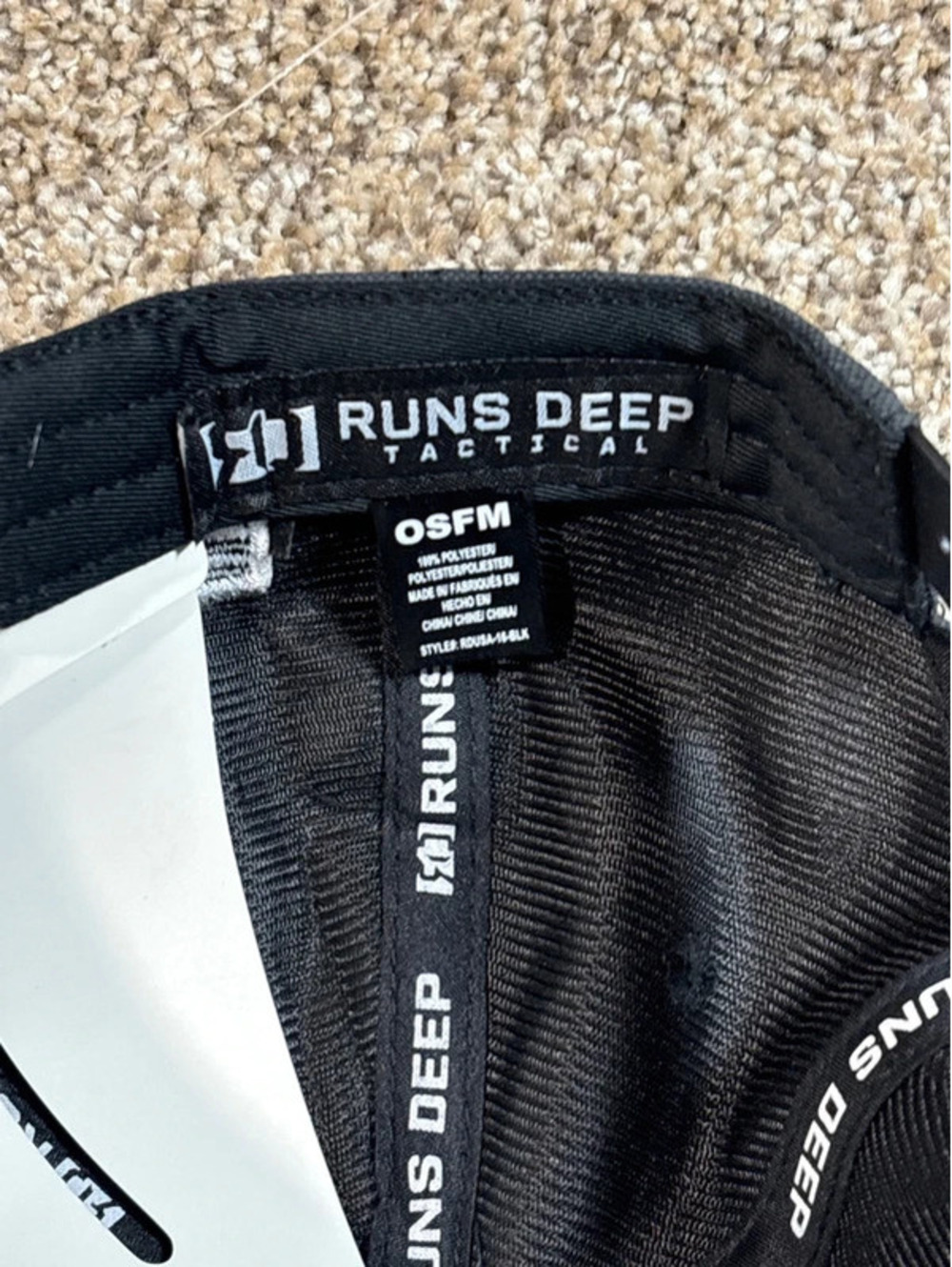 Runs Deep Tactical American hat - Picture 6 of 6